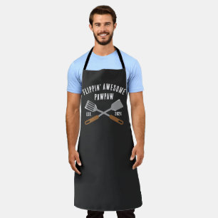 Flippin Geweldige PawPaw BBQ Opa Custom Schort