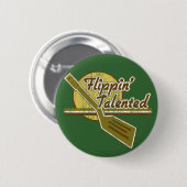 Flippin' Talent Ronde Button 5,7 Cm (Voorkant /achterkant)