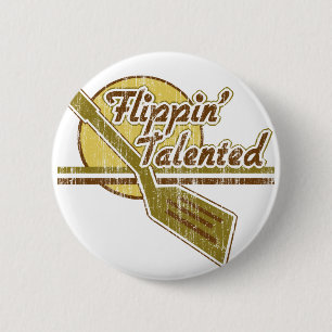Flippin' Talent Ronde Button 5,7 Cm