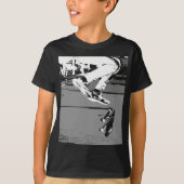 Flipping the Board - Skateboarder T-shirt (Voorkant)
