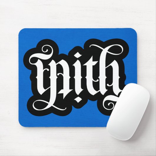 FlipScript Ambigram Mousepad Muismat (Met muis)