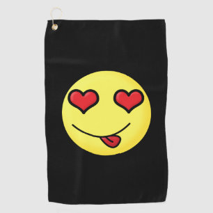 flirt-emoji golfhanddoek