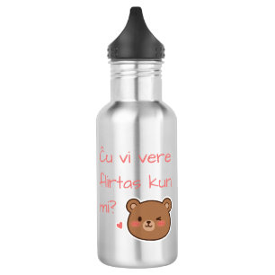 Flirt je echt met me? waterfles