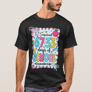 Flirt Overleefde 67+33 Dagen als Schoolbegeleider T-shirt