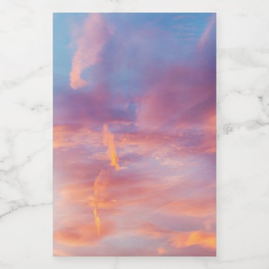 flirt sky voedselcontainer etiket (Enkel label)