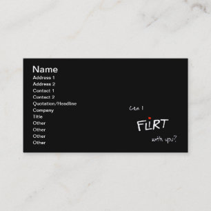 Flirt Visitekaartje