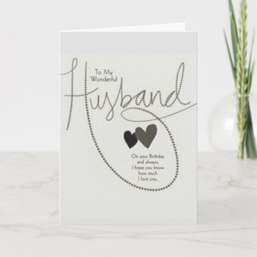 ** FLIRTEN MET JE MAN OP ZIJN VERJAARDAG KAART (Voorkant)