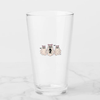 Flirtende geesten met een zwarte kat Klassiek T-sh Glas