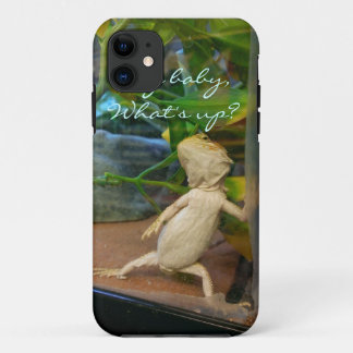 Flirterige baby baardagaam iPhone 11 hoesje