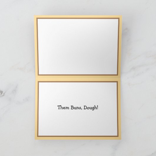 Flirterige Kaneelbroodje Eet Punt Romantisch Kaart (Binnen)