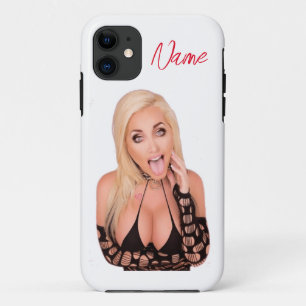 Flirty blonde Thunder_Cove iPhone 11 Hoesje
