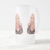 Flirty blonde Thunder_Cove Matglas Bierpul (Voorkant rechts)