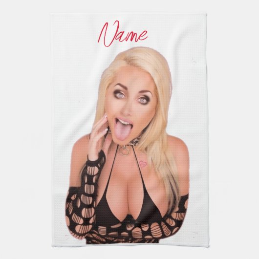 Flirty blonde Thunder_Cove Theedoek (Verticaal)