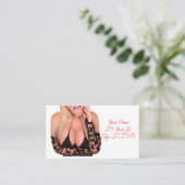 Flirty blonde Thunder_Cove Visitekaartje (Staand voorkant)