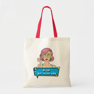 Flirty en grappige canvas tas