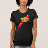 Flirty Funny opent pas met Kerstmis T-shirt (Voorkant)