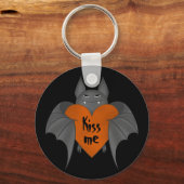 Flirty Halloween grappige vampier Sleutelhanger (Voorkant)