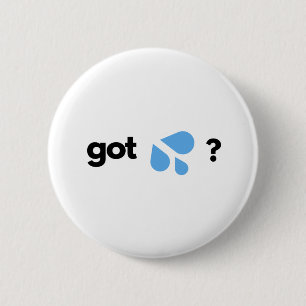 FLIRTY KREEG "DRUPPELS" ? EMOJI-BUTTON RONDE BUTTON 5,7 CM