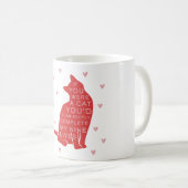Flirty Love Valentine Day Mug (Devant droit)