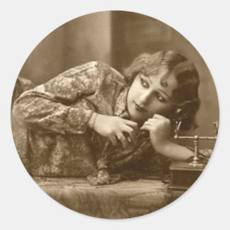 Flirty  Pin-Up Meisje Stickers