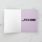 FLIRTY POLICE MAN ROMANTIC FUNNY Carte de voeux (Intérieur)