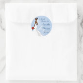 Flirty Sapphire Vrijgezellenfeest Sticker (Tas)