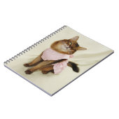 Flirty Somali Cat Winking Cat Notitieboek (Linkerzijde)
