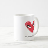 Flirty Valentine's Day Coffee Mug (Devant droit)