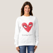 Flirty Valentine's Day Sweatshirt (Devant entier)