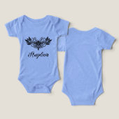 Flirty Vrouwelijk, Bloemen (Ontwerp Voorkant & Achterkant)