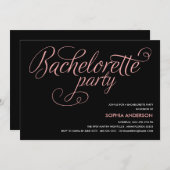 FLIT| INVITATION DE LA PARTIE BACHELORETTE (Devant / Derrière)