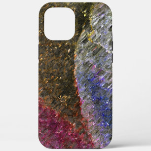 Flitsende en rustieke gesmolten spatten van gekleu iPhone 12 pro max hoesje
