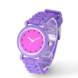 Flitsende Lila en roze kinderen' Horloge