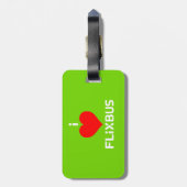 Flixbus-Bagagelabel Bagagelabel (Achterkant verticaal)