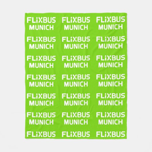 FlixBus-deken Fleece Deken (Voorkant)