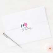 FLO LOGO RONDE STICKER (Envelop)