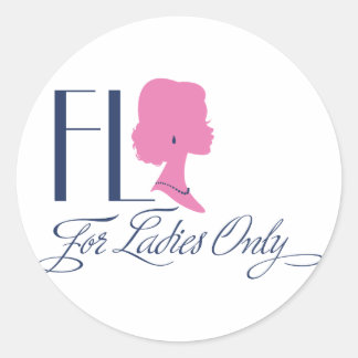 FLO LOGO RONDE STICKER