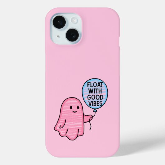 Float met goede vibes schattig boek ontwerp Case-Mate iPhone case (Achterkant)
