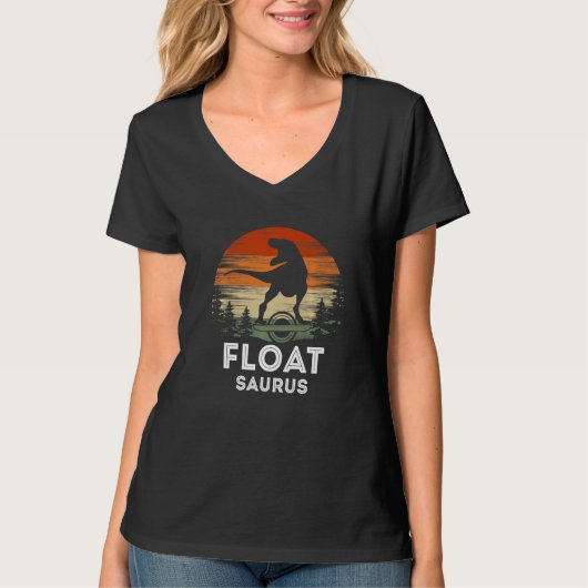 Float Saurus Dinosaur Onewheel T-shirt (Voorkant)