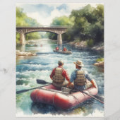 Float Trip Verjaardag Adventure Flyer (Achterkant)