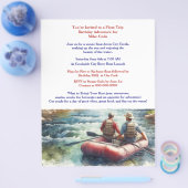 Float Trip Verjaardag Adventure Flyer (Enkel)