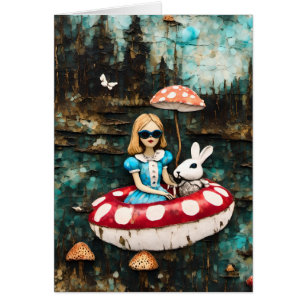 Float Voyage Imaginaire Alice et lapin blanc, Bonj