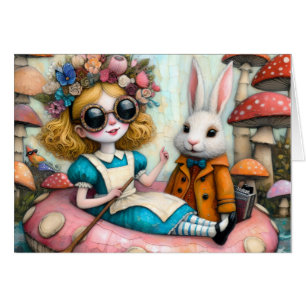 Float Voyage Imaginaire Alice et lapin blanc, Bonj