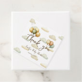 Floating Balloons Adventures Dank u White Bedankjes Labels (In situ)