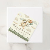 Floating Beer Adventures Baby shower Bedankjes Labels (In situ)