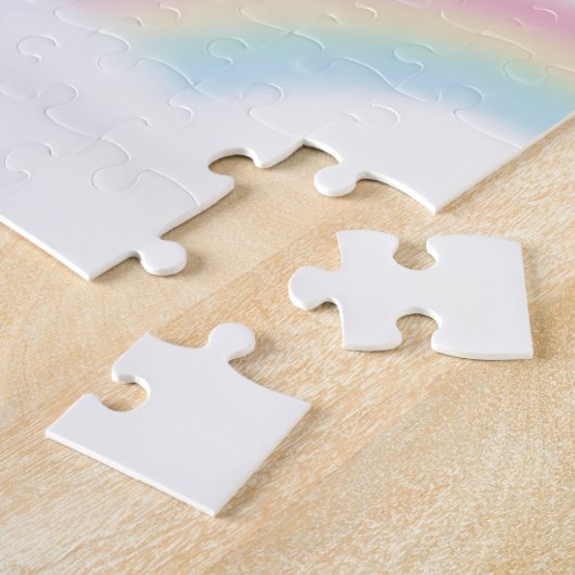Floating Castle Rainbow Clouds Fantasy Puzzle (Côté)
