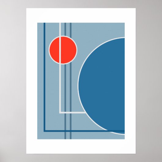 Floating Circles 11 Poster (Voorkant)