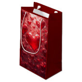 FLOATING HEARTS KLEIN CADEAUZAKJE (Achterkant Gekanteld)