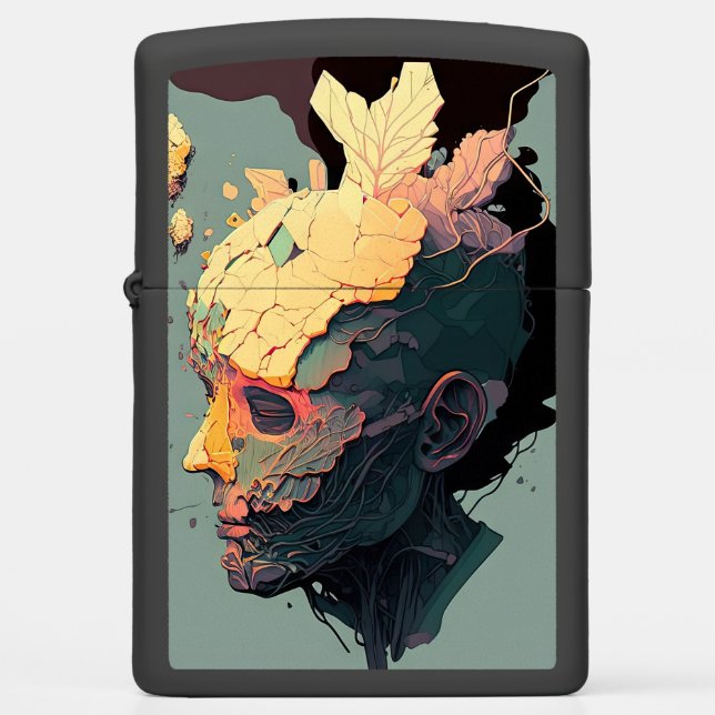 Floating Island Brain Abstract (Voorkant)