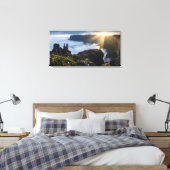 Floating Island Mount Roraima - Moody Prehistoric  Canvas Afdruk (Insitu (Slaapkamer))